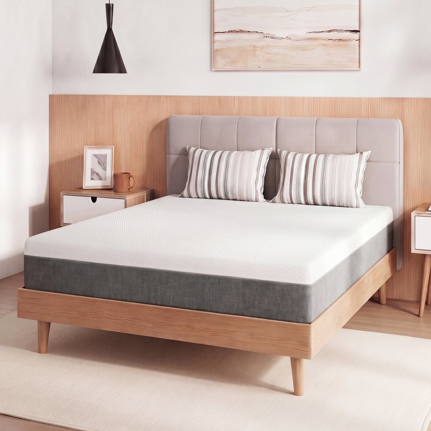 Zhovac 10 inch Queen size mattress,Medium Firm Memory Foam Mattresses in a box,CertiPUR-US,Adult
