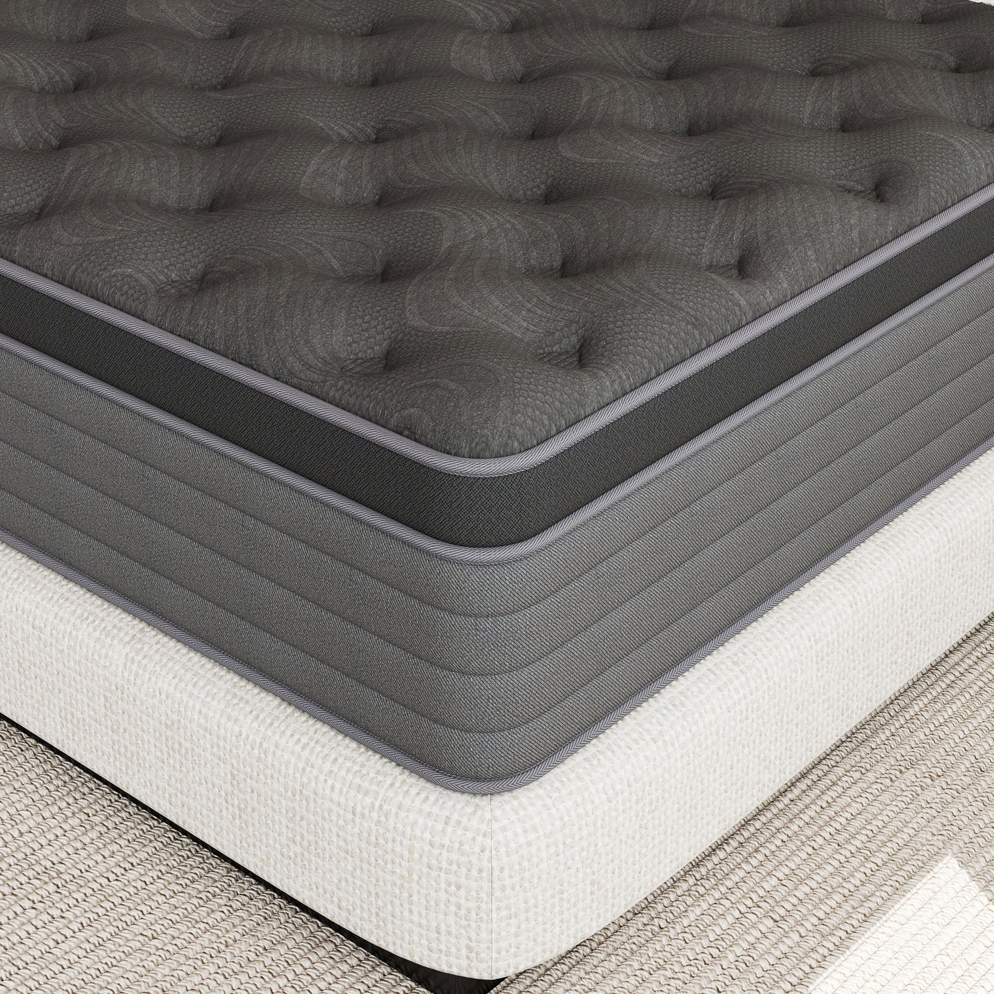 Zhovac 12 inch Full Mattress, Memory Foam & Spring Hybrid Medium Comfort Full Size in a Box,Adult,CertiPUR-US